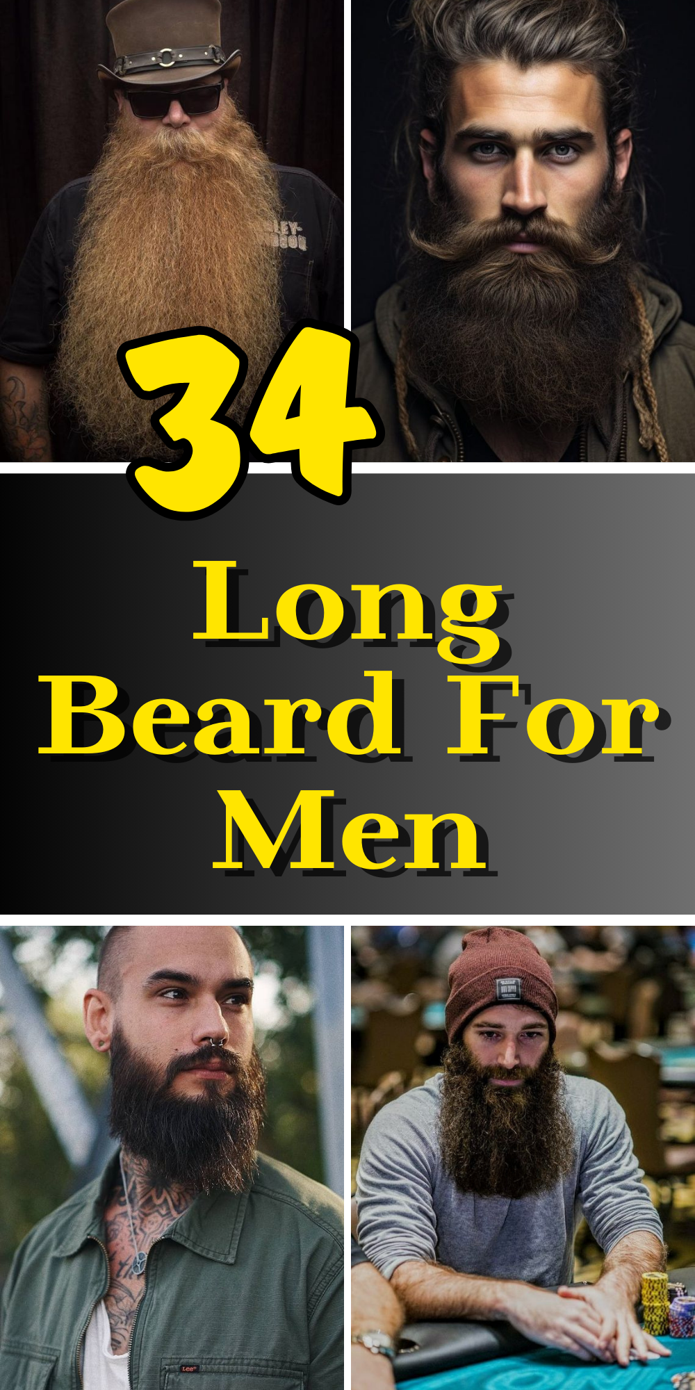 Explore Trendsetting Long Beard Styles for Men – Embrace Your Masculinity