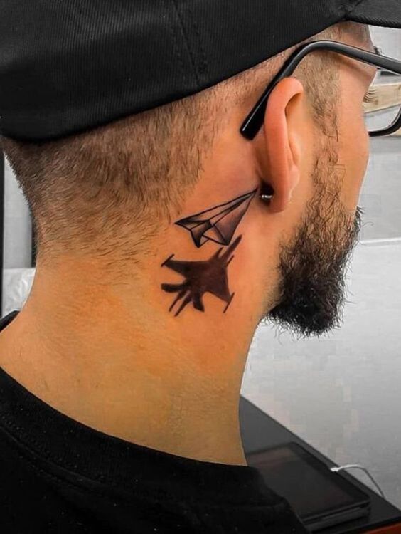 Trendy Men’s Behind-the-Ear Tattoos: Unique Designs & Ideas