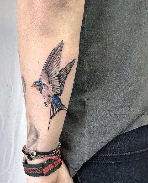 Explore 2024’s Top Bird Tattoo Styles for Men: Discover Symbolism & Artistry