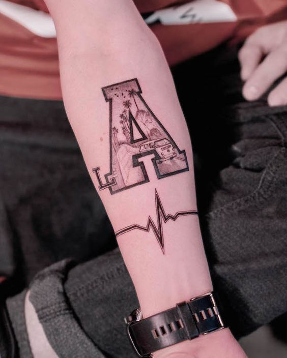 Stylish Letter A Tattoo Ideas: Unique Designs for Men and Women