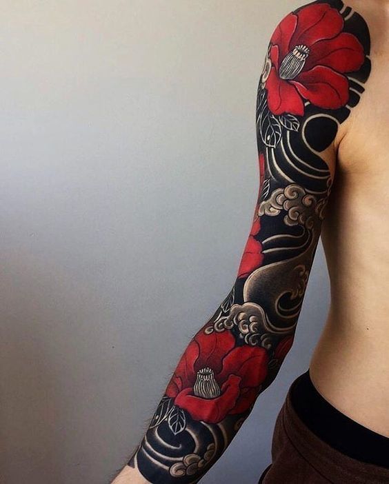 Captivating Hibiscus Tattoos for Men: Fusion of Nature & Culture