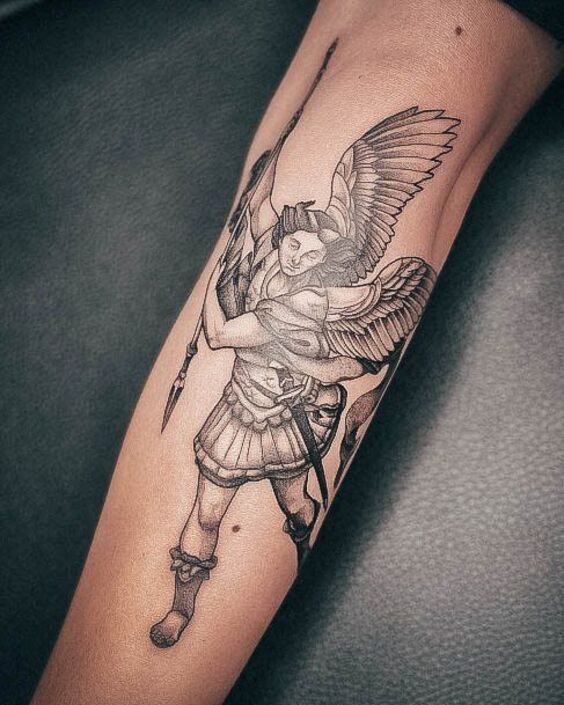 St. Michael Tattoos: Divine Protector Designs for the Modern Man