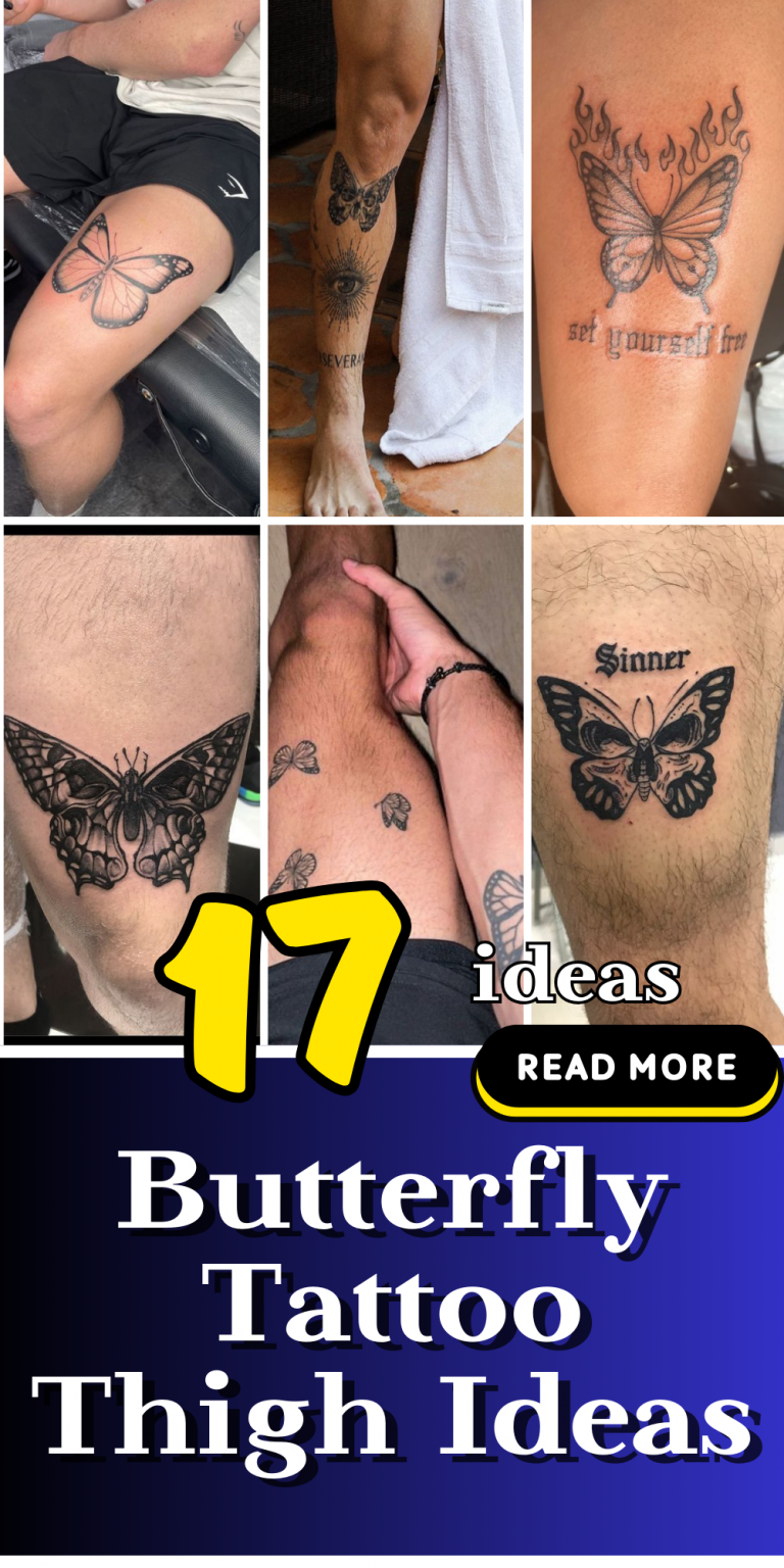 17 Ideas Butterfly Tattoo Thigh Ideas For Men Timeless Ink Inspiration