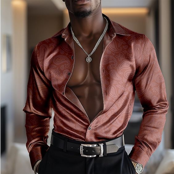 20 Ideas Elevate Your Style with Men’s Satin Shirts: Versatile Elegance for Every Occasion
