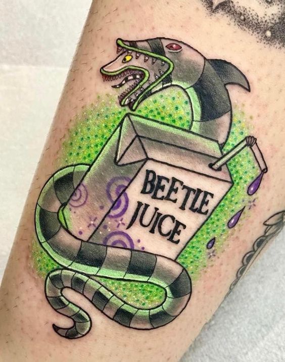 16 Ideas Explore Top Beetle Juice Tattoo Ideas for Tim Burton Fans – Get Inked