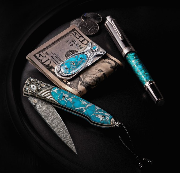 William Henry Crafts Stunning Pocket Knives from Rare Materials