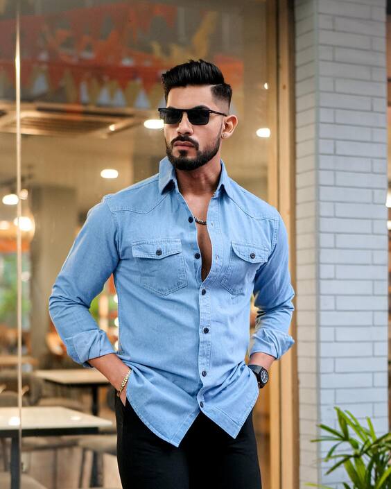 21 Stylish Denim Shirt Outfits for Men: Casual and Classy Looks