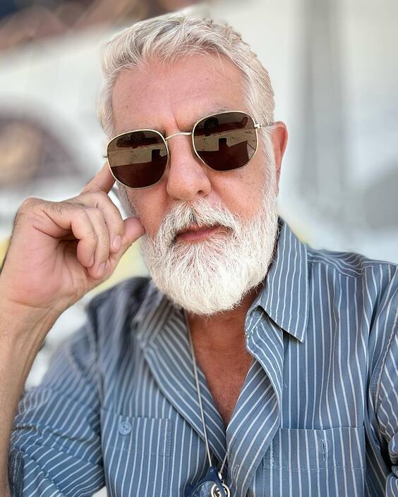 20 Stylish Silver Foxes: Celebrating the Elegance of Men with Grey Beards