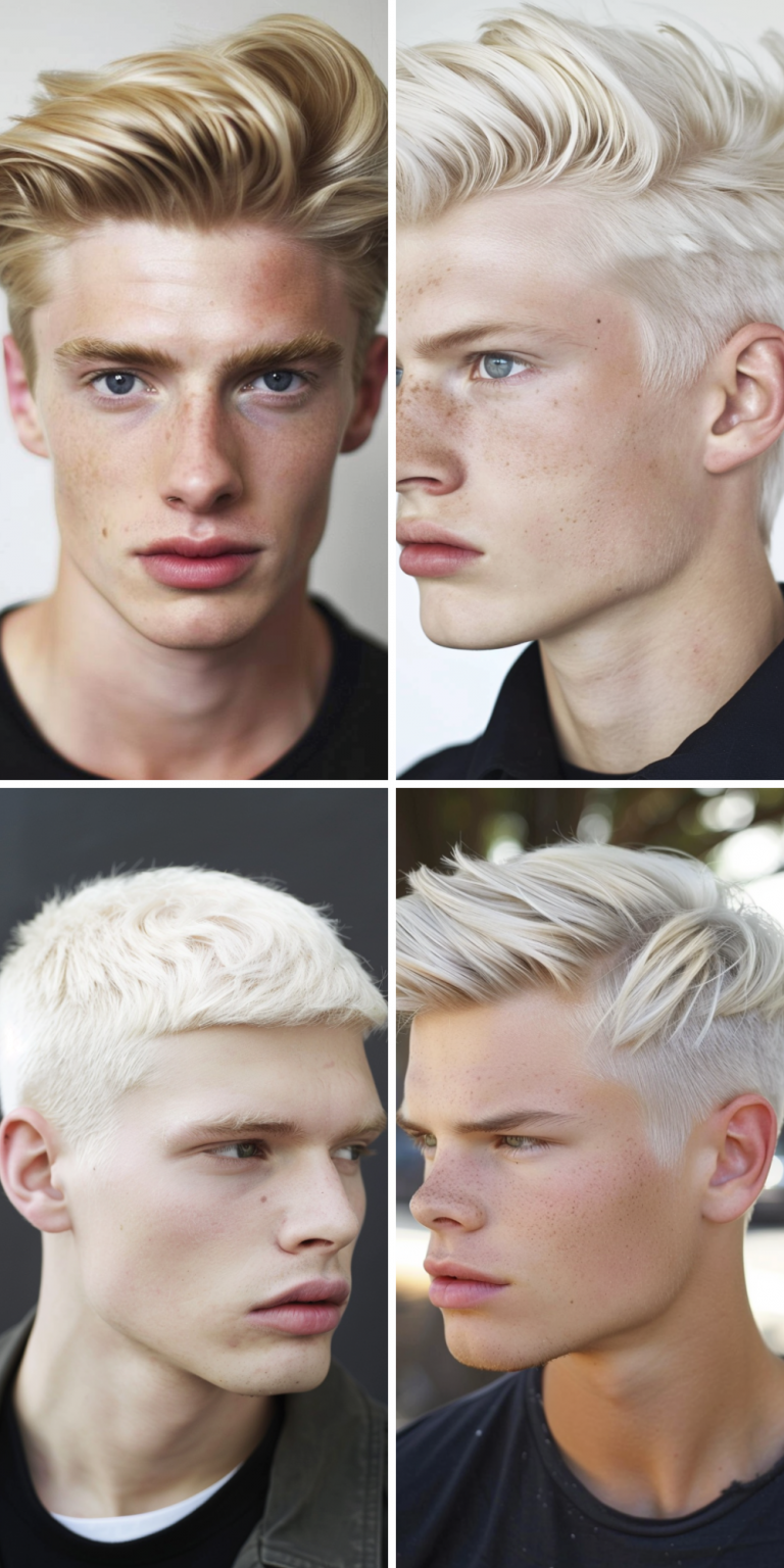 Trendy Blonde Hairstyles for Men: From Short Cuts to Long Waves