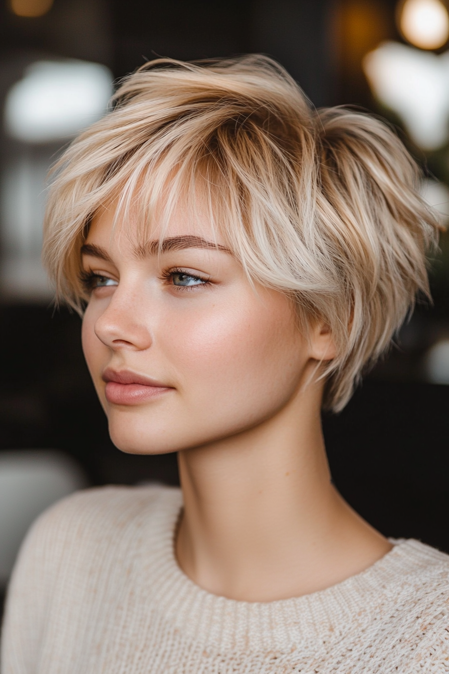 31. Sun-Kissed Pixie Crop (Long Pixie Cuts) - Long Pixie Cuts