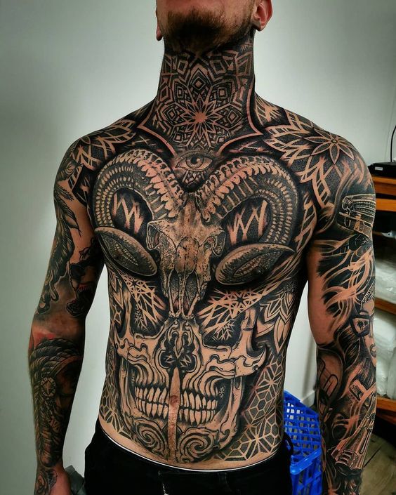 18 Unique Stomach Tattoo Ideas for Men: Inspiring Designs from Tribal Symbols