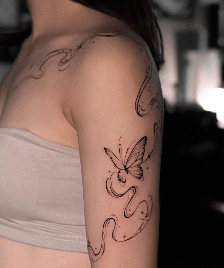 Explore 20 Stunning Fine Line Tattoo Ideas: Minimalist Designs for Women &#038; Men